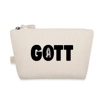 God - Prayer - Praying Hands - Organic Pouch - nature - Front