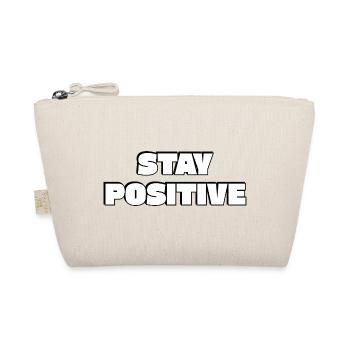 Restez positifs Typographie en gras - Trousse biologique - nature - Devant