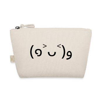 Anfeuerndes Emote (๑˃ᴗ˂)ﻭ gute Laune - Bio-Täschchen - Natur - Vorne