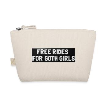 Free rides for gothic girls - Organic Pouch - nature - Front