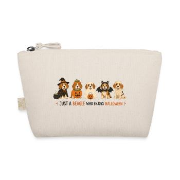 Beagle Halloween-Crew - Bio-Täschchen - Natur - Vorne
