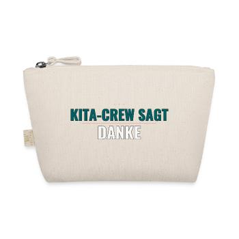 Kita-Crew sagt Danke – Abschieds-Shirt Erzieherin - Bio-Täschchen - Natur - Vorne