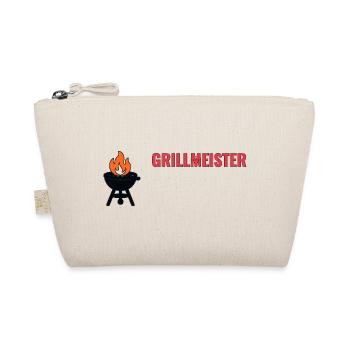Grillmeister Icon Shirt – BBQ T-Shirt Geschenkidee - Bio-Täschchen - Natur - Vorne