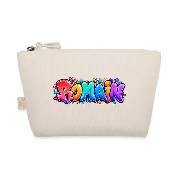 ROMAIN im Graffiti: das Geschenk, das ihn einklebt - Bio-Täschchen - Natur - Vorne