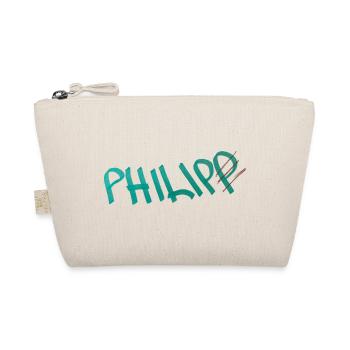 Geburtstagsgeschenk für Philip - Bio-Täschchen - Natur - Vorne