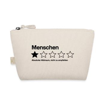 Menschen Ein Stern nicht zu empfehlen - Bio-Täschchen - Natur - Vorne