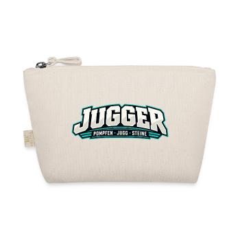 Jugger Logo Retro Neon Stil - Bio-Täschchen - Natur - Vorne