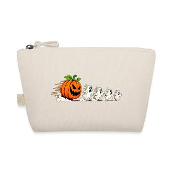 HALLOWEEN KÜRBIS GEIST - Bio-Täschchen - Natur - Vorne