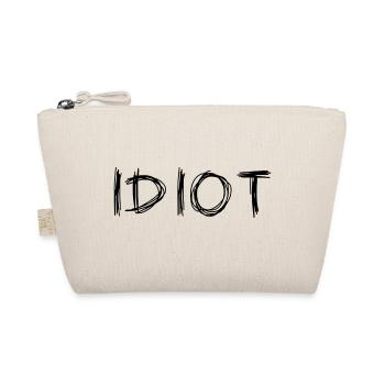 IDIOT - Bio-Täschchen - Natur - Vorne