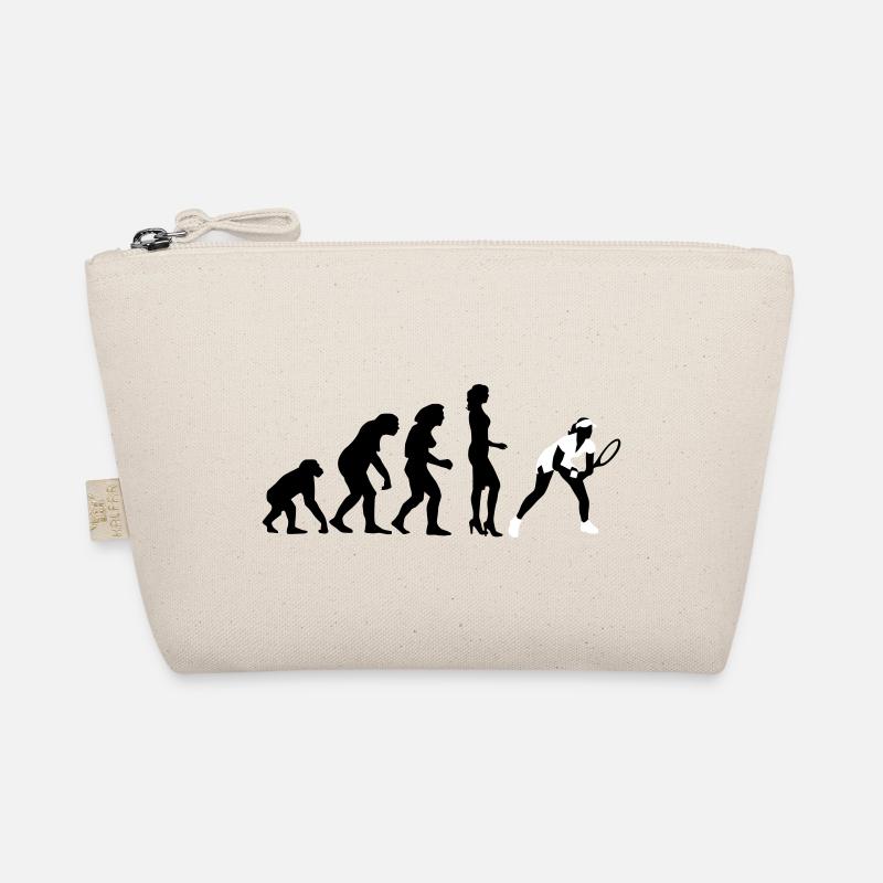 evolution_female_tennis_2c - Bio-Täschchen - Natur