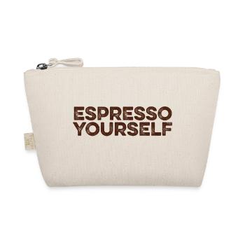 Espresso yourself - Kaffee Wortspiel - Bio-Täschchen - Natur - Vorne