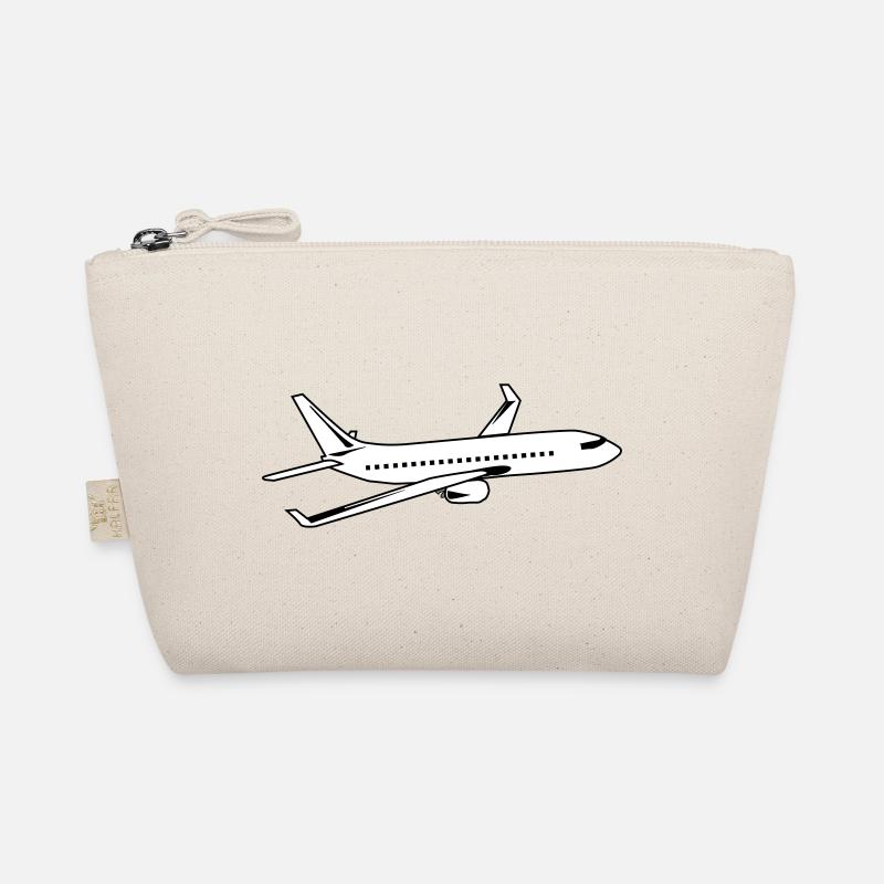 Flugzeug - Bio-Täschchen - Natur