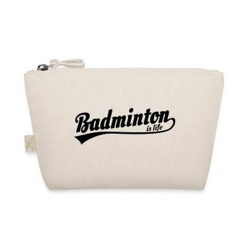 le badminton est la vie rétro - Trousse biologique - nature - Devant