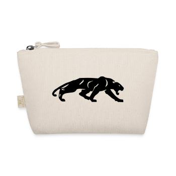 Schwarzer Panther - Bio-Täschchen - Natur - Vorne