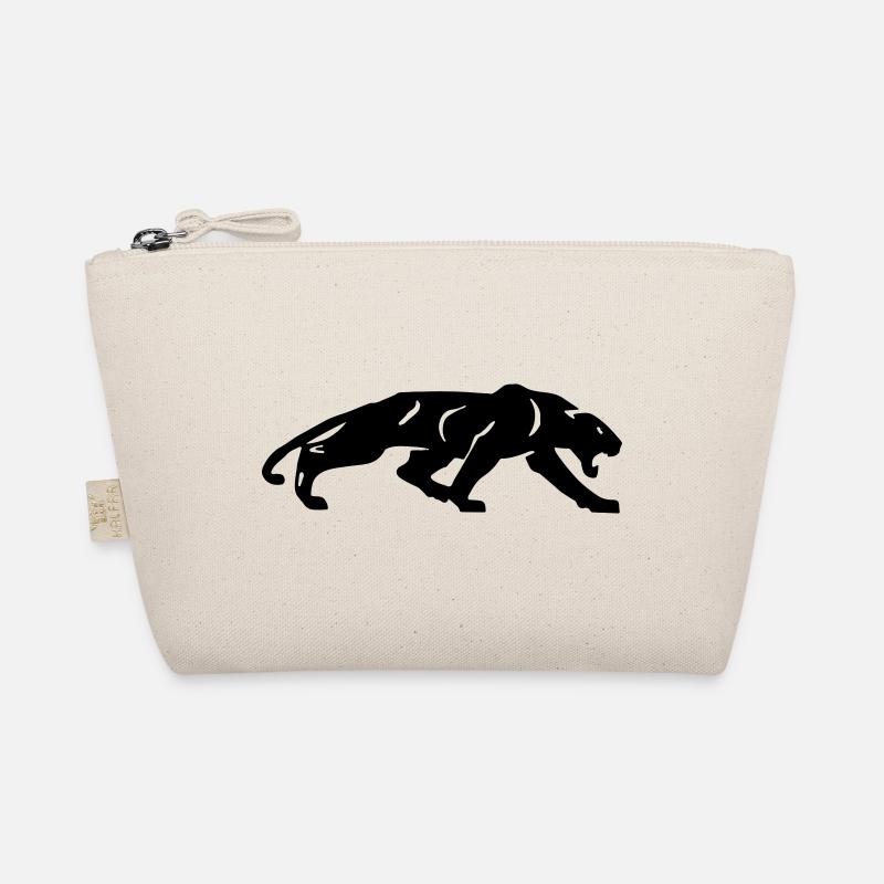 Schwarzer Panther - Bio-Täschchen - Natur