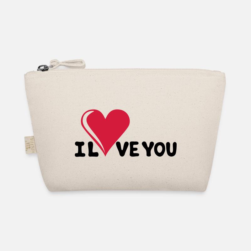 I LOVE YOU - Je t'aime - Saint-Valentin Trousse biologique
