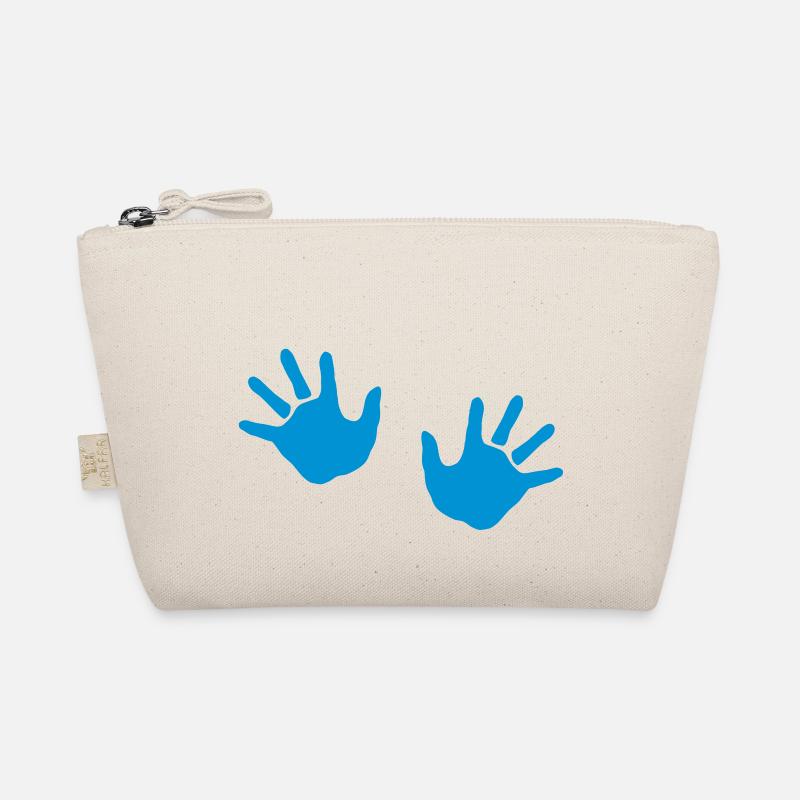 baby - hands - handprint Organic Pouch