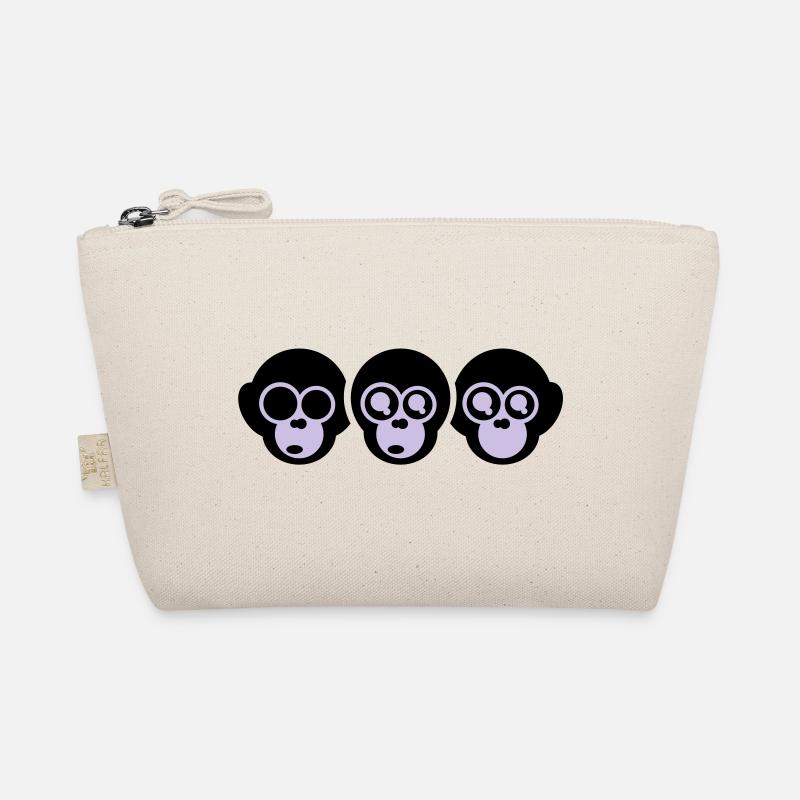trois singes - Trousse biologique - nature