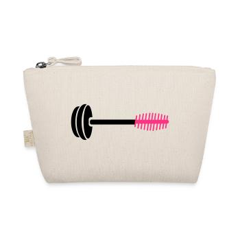 Neon Pink Hair Comb Icon - Organic Pouch - nature - Front