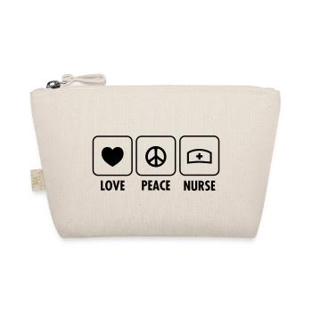 Love, Peace, Nurse - Trousse biologique - nature - Devant