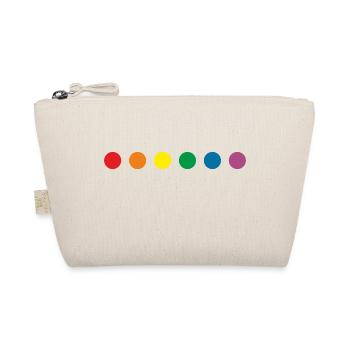 Lgbt Regenbogen Farben - Bio-Täschchen - Natur - Vorne