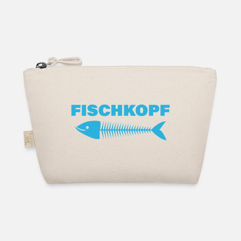 FISCHKOPF - Bio-Täschchen - Natur