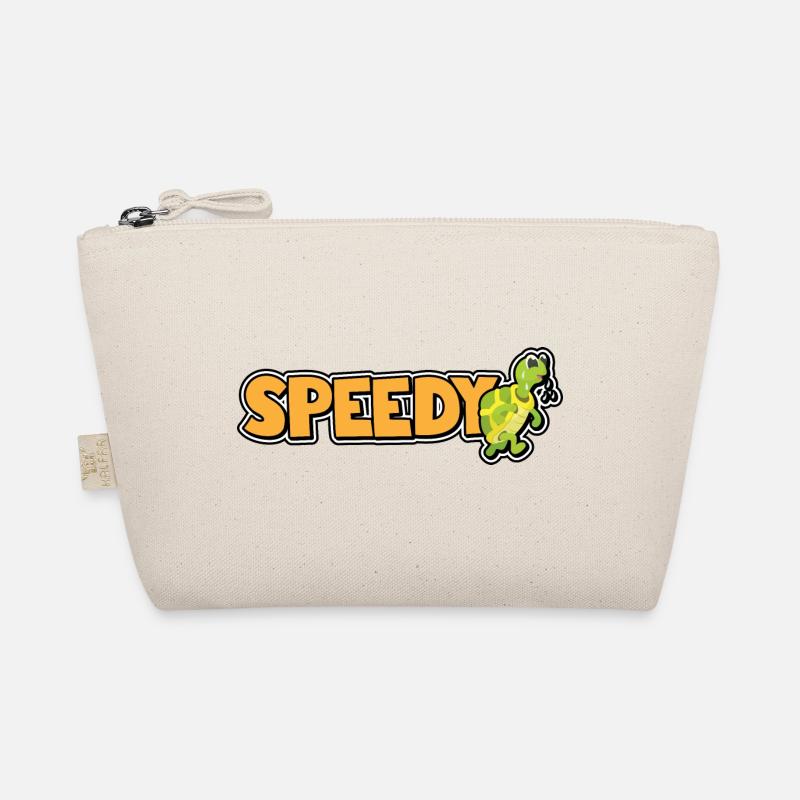 Speedy - Fast Turtle - Organic Pouch - nature