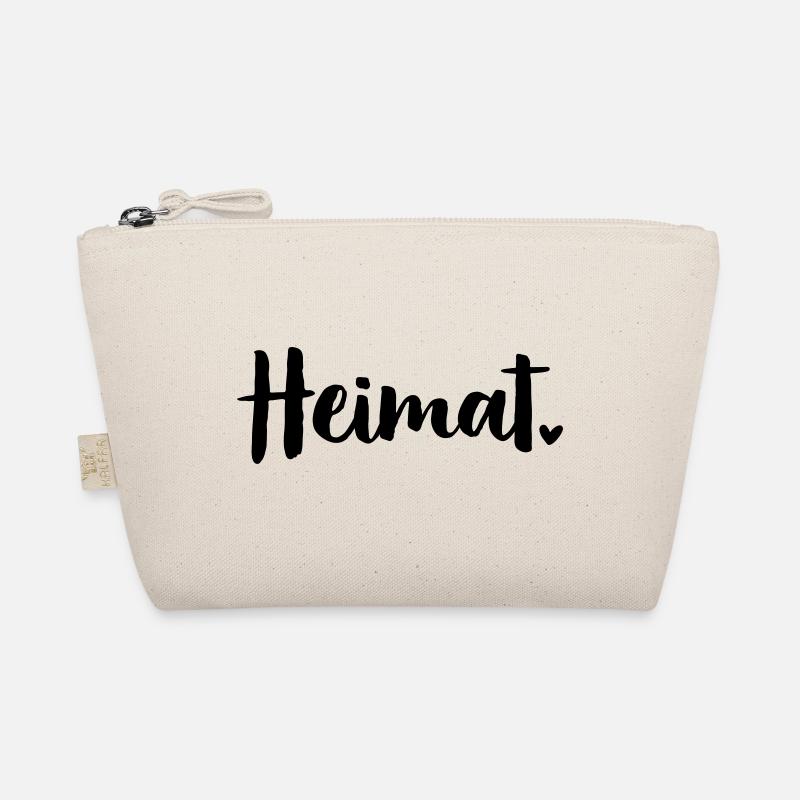 Heimat Herz - Bio-Täschchen - Natur