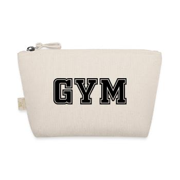 GYM Workout Muskeltraining Fitness - Bio-Täschchen - Natur - Vorne