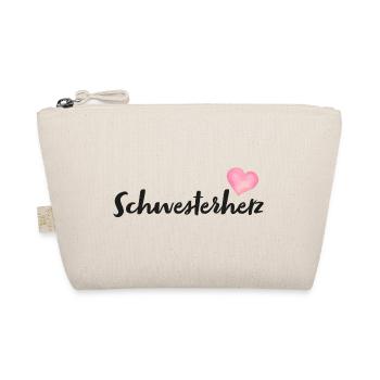 Schwesterherz - Bio-Täschchen - Natur - Vorne