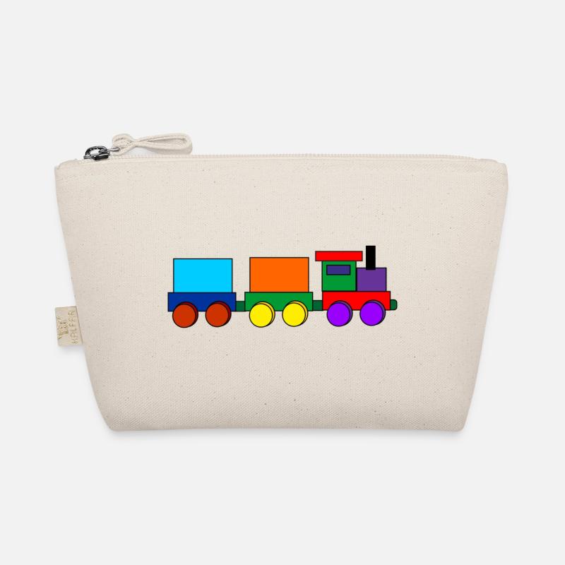 Toy train train Organic Pouch