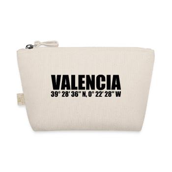Valencia Koordinaten - Bio-Täschchen - Natur - Vorne