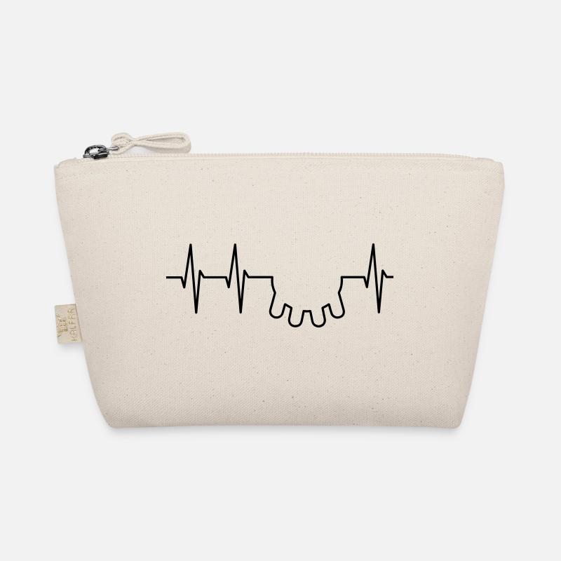 EKG und Euter - Bio-Täschchen - Natur