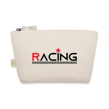 Racing Star - Race Driver - Car Auto Bike - Organic Pouch - nature - Front