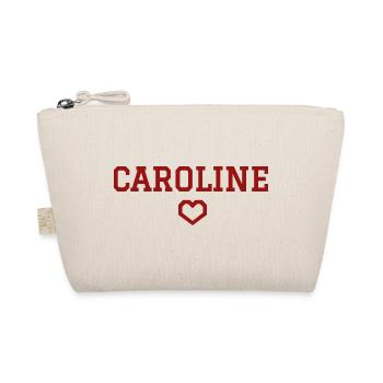 Caroline Heart - Organic Pouch - nature - Front
