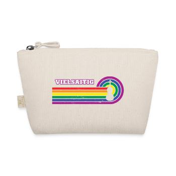 Cellist Cello Musik Instrument Regenbogen LGBT - Bio-Täschchen - Natur - Vorne