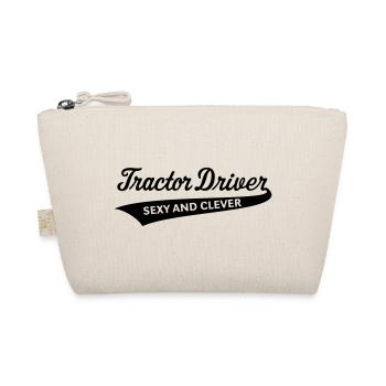 Tractor Driver – Sexy And Clever (Farmer / B) - Organic Pouch - nature - Front