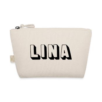 Name - Lina - Bio-Täschchen - Natur - Vorne