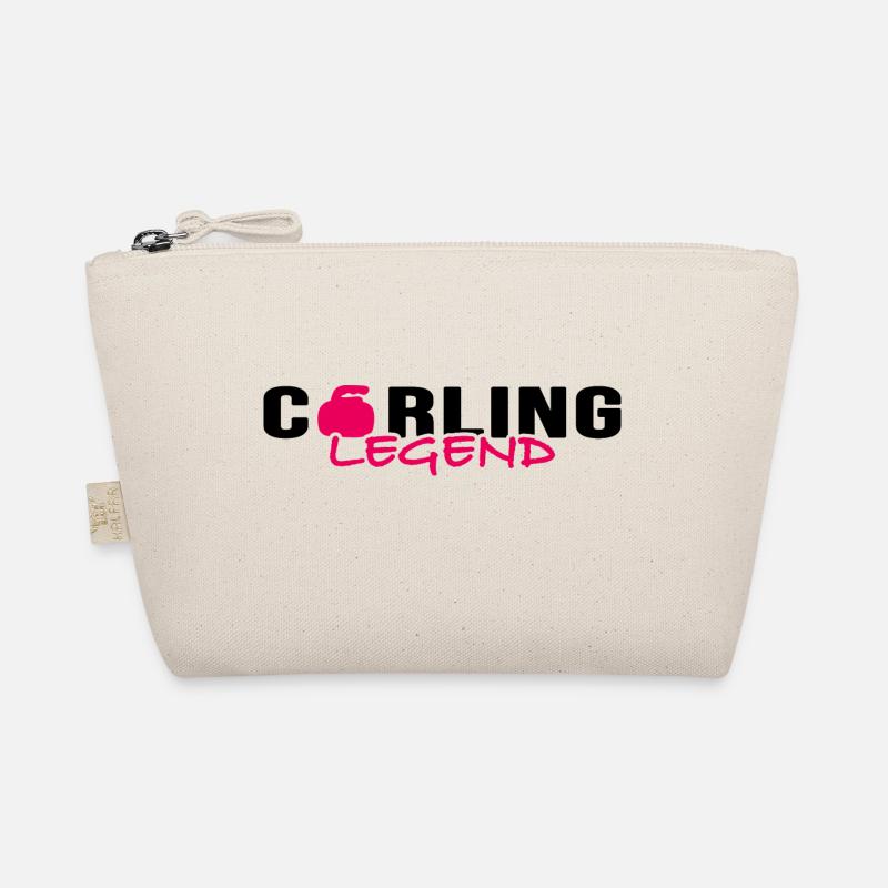 Curling, Curling, Curler, Curling Legend Organic Pouch