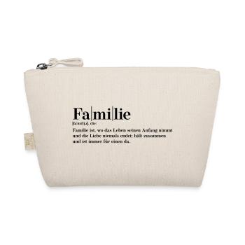 Familie Definition - Bio-Täschchen - Natur - Vorne