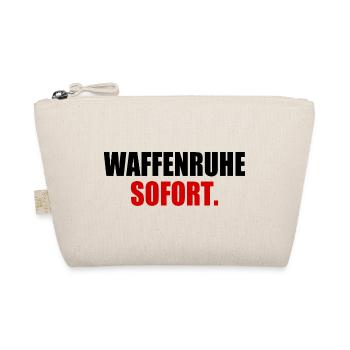 waffenruhe sofort - Bio-Täschchen - Natur - Vorne