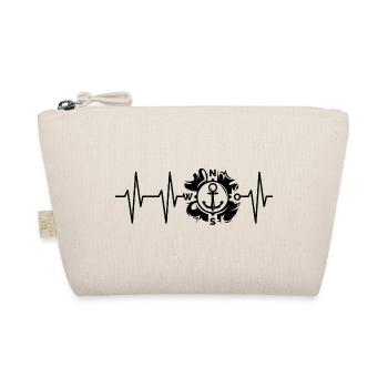 battement de cœur, boussole, pouls, icône d’ancre, ecg, icône de mer - Trousse biologique - nature - Devant
