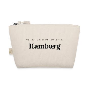 Hamburg coordinates - Organic Pouch - nature - Front