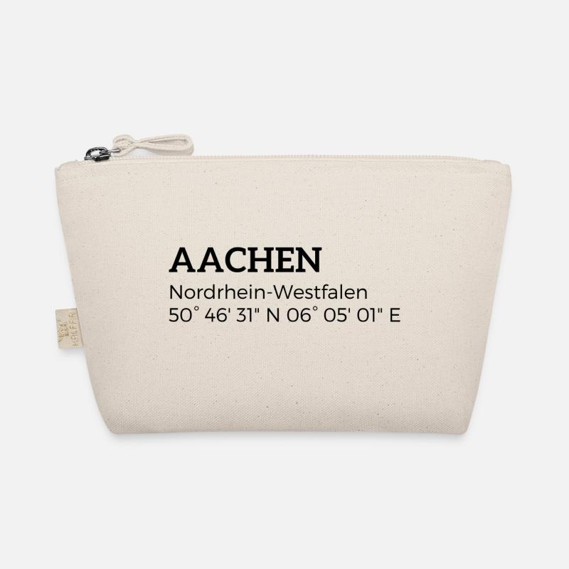 Aachen North Rhine-Westphalia coordinates Organic Pouch