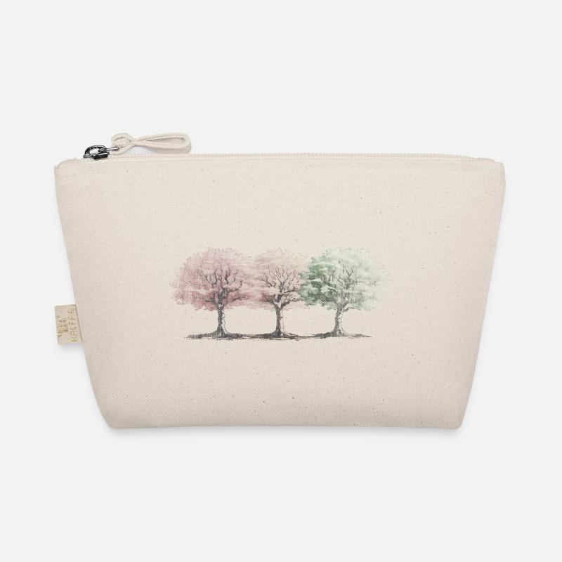 Bunte Bäume bunt Baum Wald Bio-Täschchen