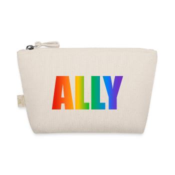 Gay Pride Ally - Organic Pouch - nature - Front
