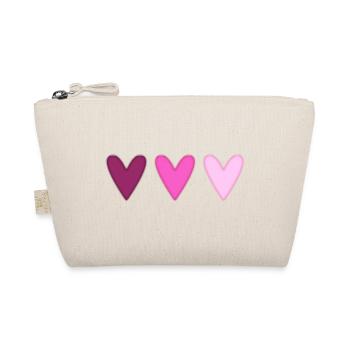 HEART. THANK YOU. MISTRESS. MASTER. THANK YOU MISTRESS. - Organic Pouch - nature - Front