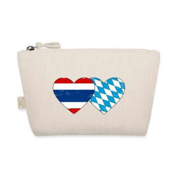 Thaïlande Bavière Drapeau Coeur utilisé - Trousse biologique - nature - Devant