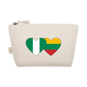 Nigeria Lituanie Drapeau Coeur - Trousse biologique - nature - Devant