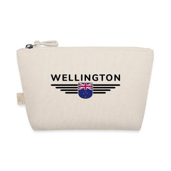 Wellington T-Shirt for New Zealand Fans - Organic Pouch - nature - Front